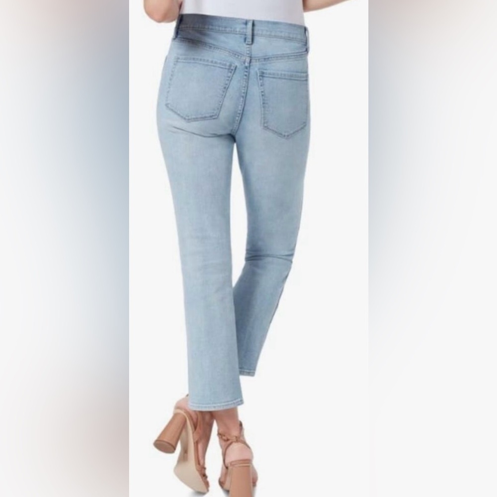 NWT SaM EDELMAN Linnie Kick Flare Ankle Jeans in Arctic Blue  Size 27 - Picture 4 of 5